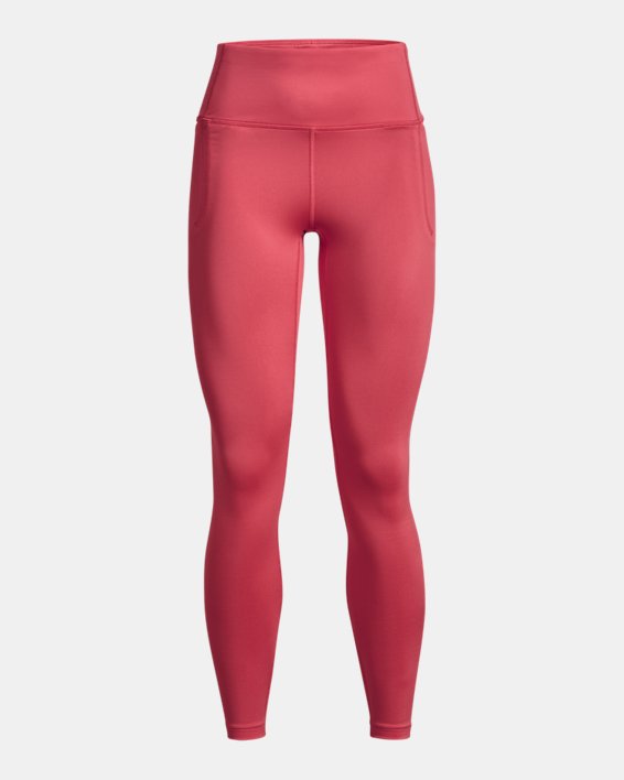 Women's UA Meridian Cold Weather Full-Length Leggings, Pink, pdpMainDesktop image number 4